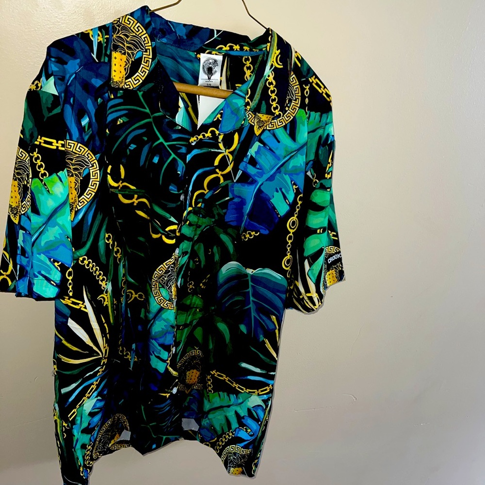 NTW Crooks & Castles Collared Men’s Shirt Size Large